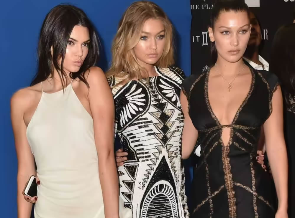 Gigi Hadid, Bella Hadid and Kendall Jenner