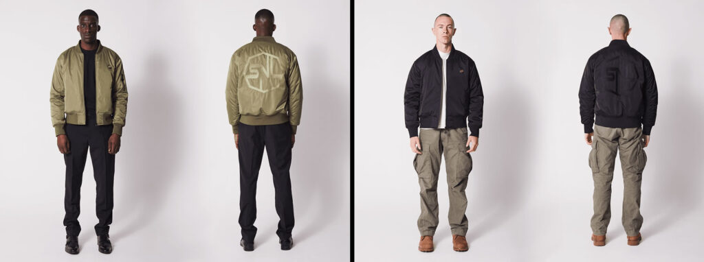 SNL Bomber Jacket Khaki & Black